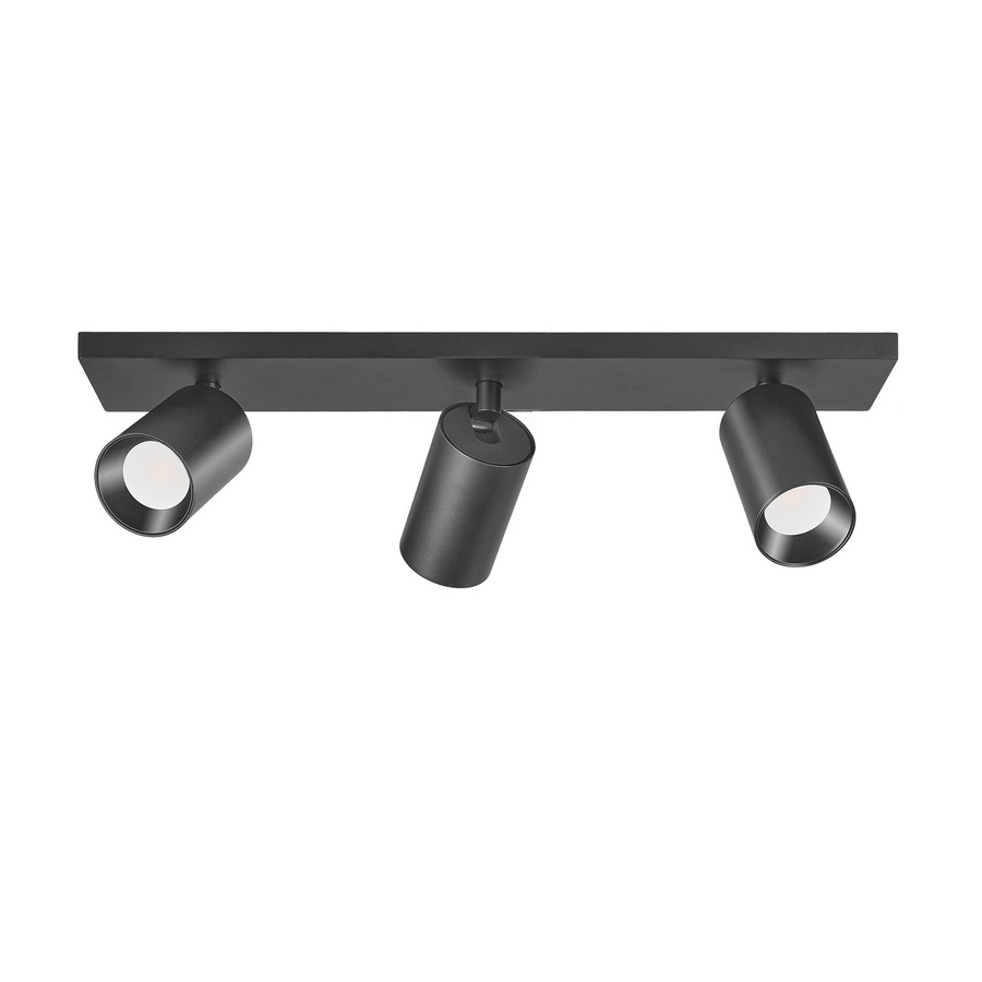Luxvenum Deckenleuchte SIGNATURE 3-flammig in Schwarz Matt mit Milchglas und dimmbarer LED-Technik - Bild 1