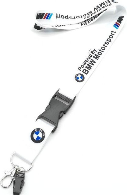 BMW Motorsport Lanyard Schlüsselanhänger, weiß, Unisex - Bild 1