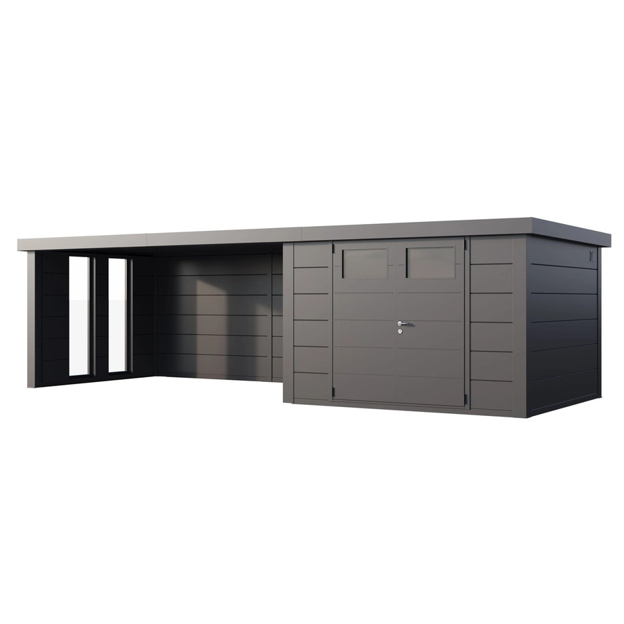 Telluria Gerätehaus Classico in Silber mit Außenmaß B: 782 cm, H: 219 cm, T: 318 cm - Bild 2