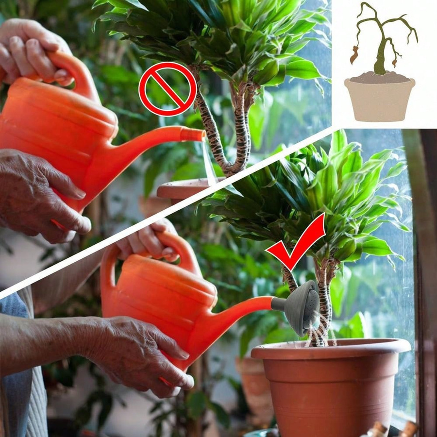 LChome Universelle Gießdüse aus Kunststoff für Garten und Zuhause in Grau - Bild 6