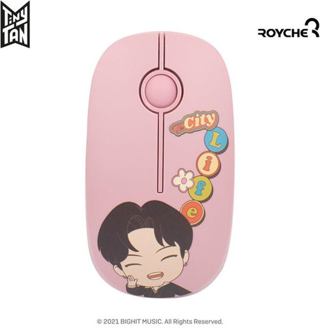BTS TinyTan Dynamite Wireless Mouse in Pink - Bild 1