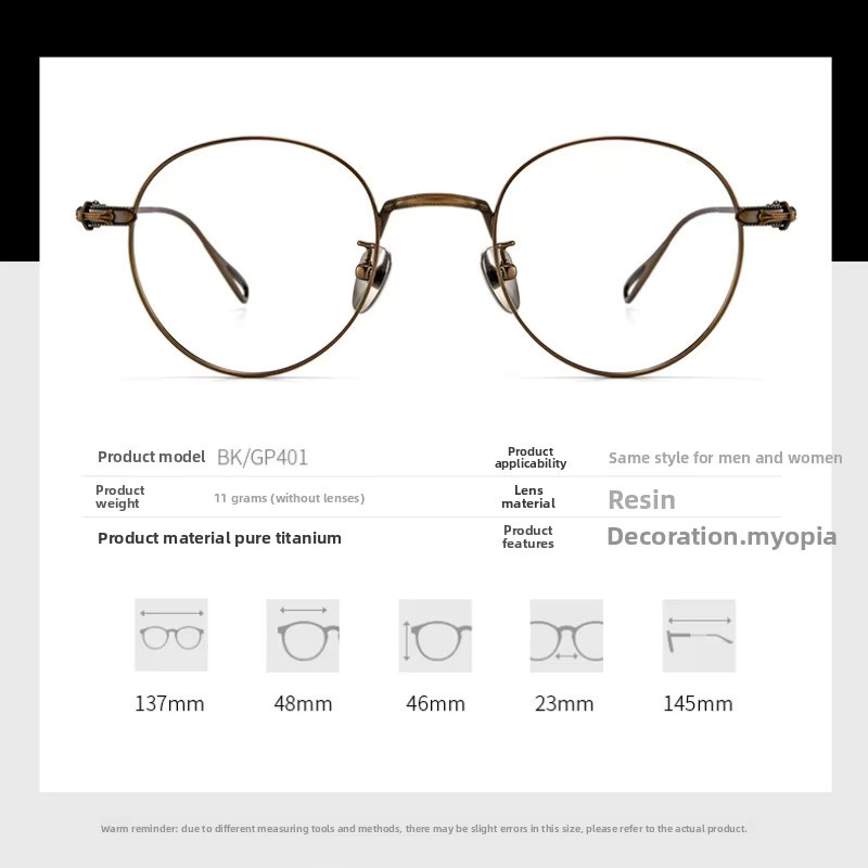 CLLOIO Lesebrille, Titan, Vollrand, Rund - Bild 2