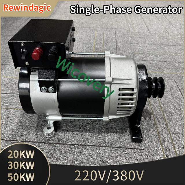 Rewindagic Hocheffizienter dreiphasiger Wechselstromgenerator mit Permanentmagnet und Spannungsregler, 30 kW bis 50 kW, 220 V / 380 V, 50 Hz - Bild 1