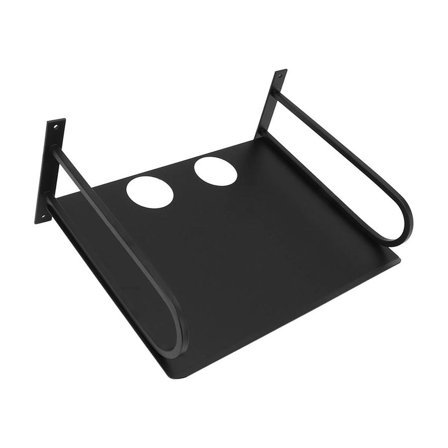 KaiSai Wandmontiertes Projektorregal aus Aluminium in Matt für Router, TV-Box und DVD-Player - Bild 2