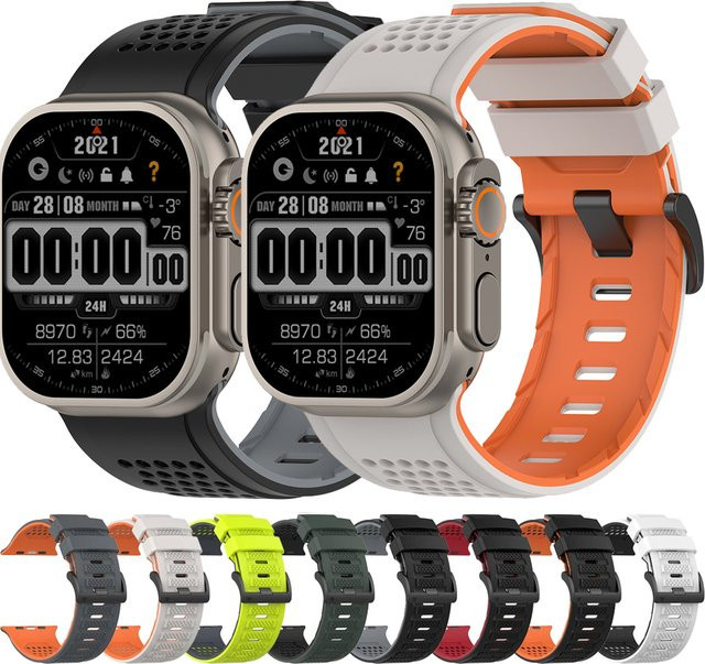 CHIICSMART Uhrenarmband Silikon, zweifarbig, Unisex - Bild 1