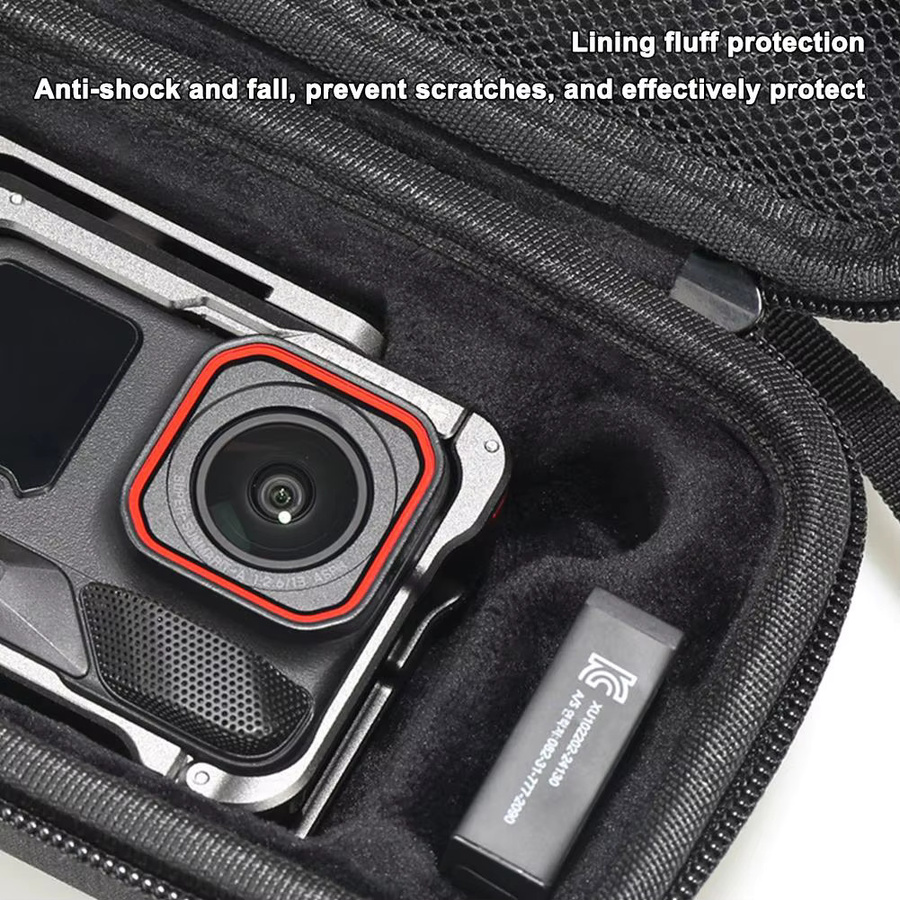 Insta360 Ace Pro2 Street Photo Grip Organizer Tasche in Schwarz - Bild 5