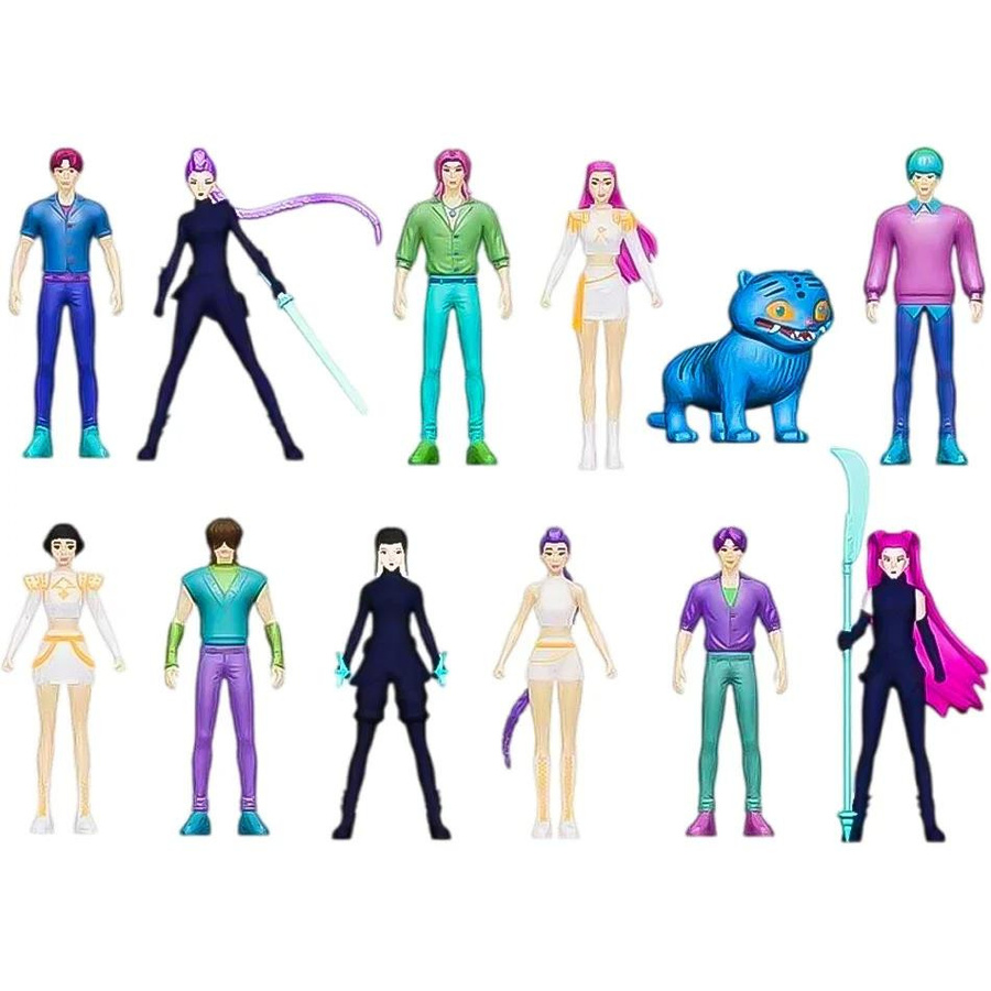 Yiran toy Anime K-POP Hexenjagd Super Idol Rumi Mira Zoey Dämonenjäger Mini-Figur PVC-Figur - Bild 4