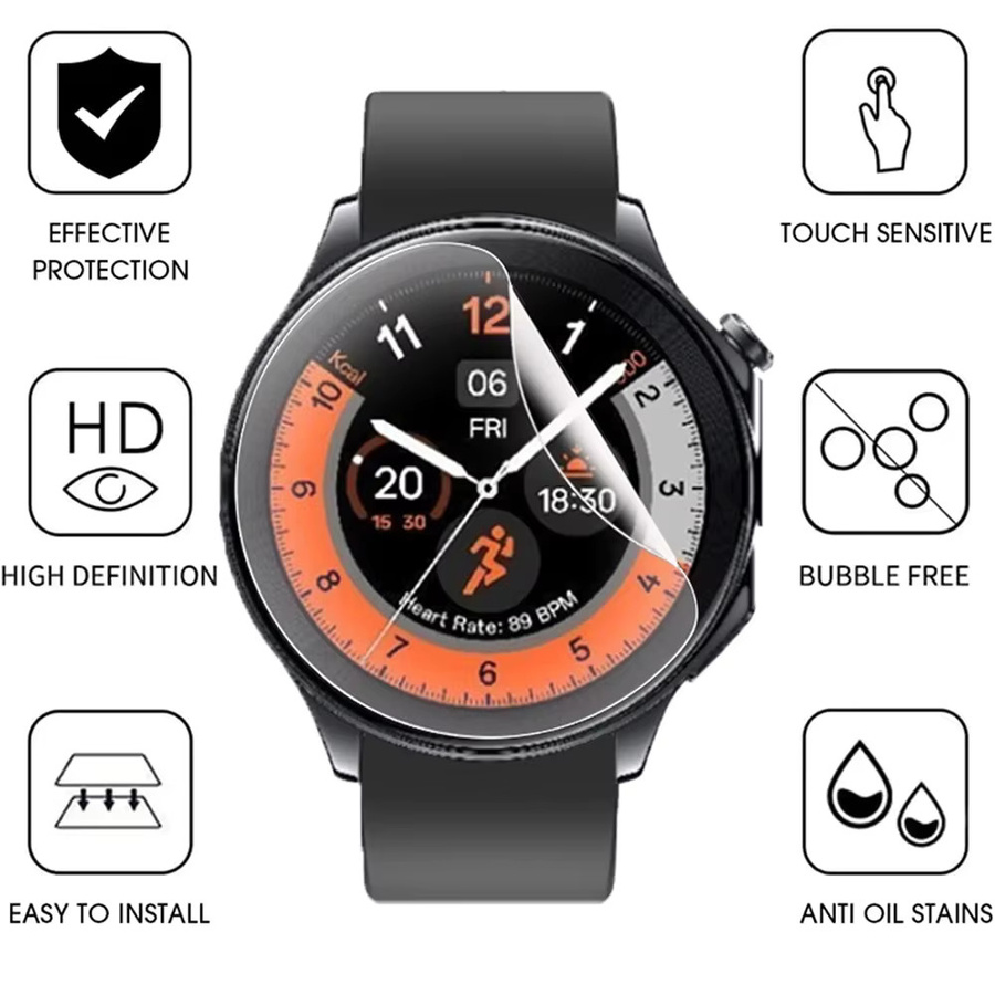 OPPO Displayschutzfolie für OPPO Watch X, transparent, Unisex - Bild 2