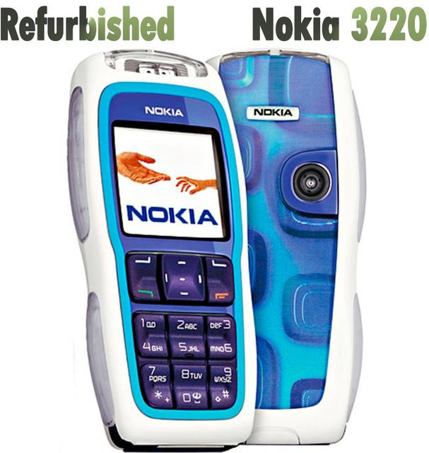 Generalüberholtes Nokia 3220 Mobiltelefon in Blau mit 1 SIM-Slot - Bild 1