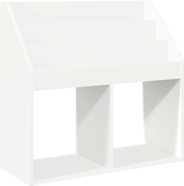 vidaXL Kinderregal mit Speicher in Weiß aus Holzwerkstoff, B/T/H: 72,5 x 29,5 x 69 cm - Bild 1