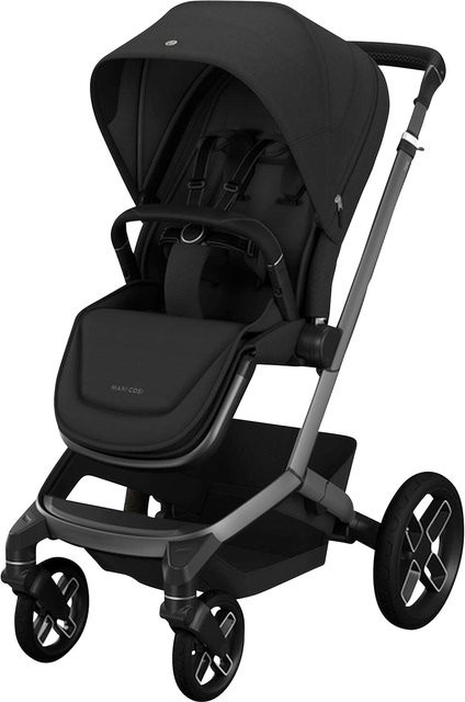 Maxi-Cosi Premium Kombikinderwagen Fame schwarz mit Sportsitz und Babywanne - Bild 1