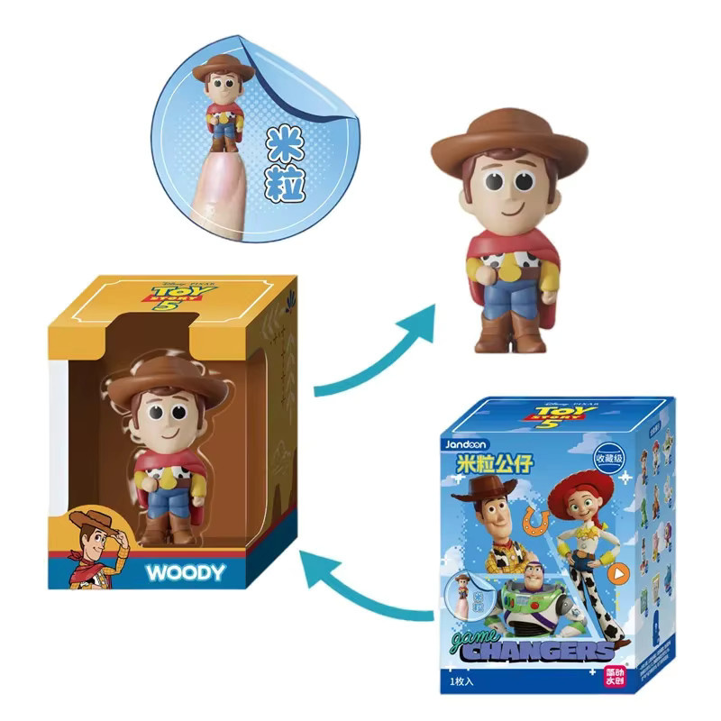 JANDOON Disney Pixar Toy Story 5 Mini-Figuren Blind Box, Einzelfigur - Bild 3