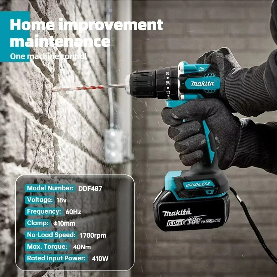 Makita DDF487 Akku-Bohrschrauber bürstenlos 18 V - Bild 2