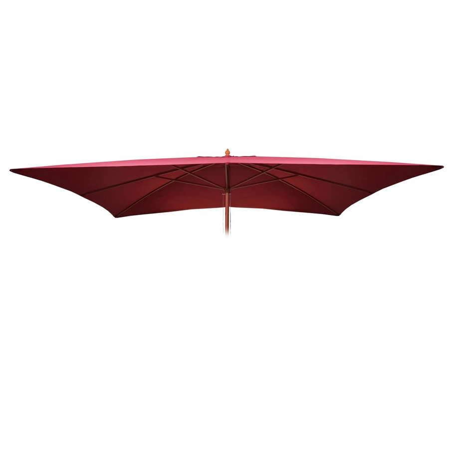 MCW Ersatz-Bezug für Holz-Sonnenschirm Lissabon, Farbe: Bordeaux, Material: Polyester - Bild 2