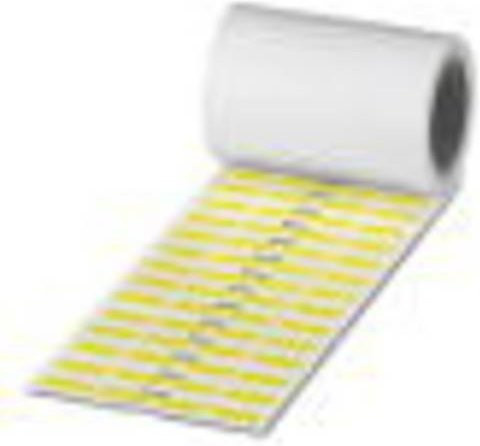Phoenix Contact 0800107 EML (19X6)R Anlagenmarkierung Gelb zum Aufkleben mit einer Beschriftungsfläche von 6 x 19 mm - Bild 1