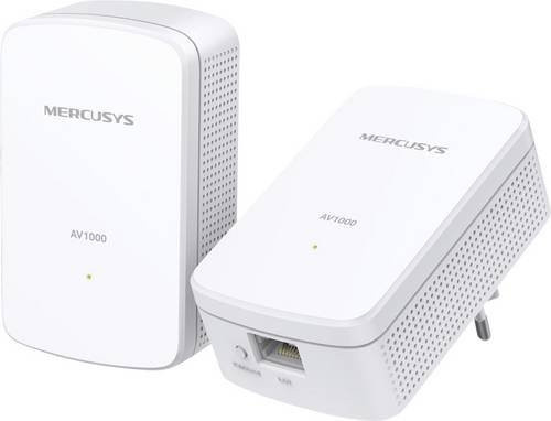 Mercusys Powerline WLAN Erweiterungsadapter MP500 KIT in Weiß mit 1000MBit/s - Bild 1