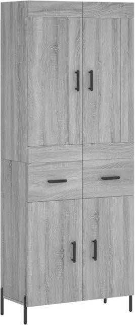 vidaXL Highboard Grau Sonoma B/T/H: 69,5 x 34,0 x 180,0 cm - Bild 1