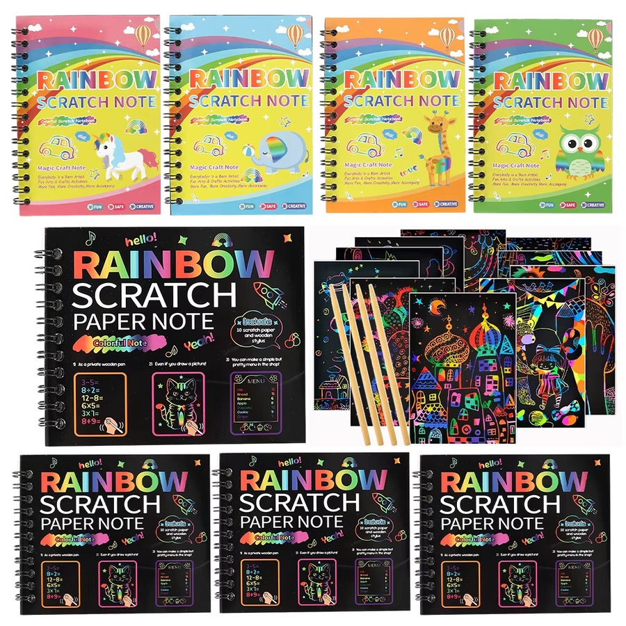 Regenbogen-Bastelset, 4-teiliges Set, mit Holzstift, ab 5 Jahre - Bild 2