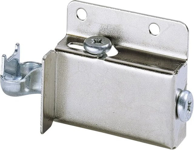 Hettich Schrankaufhänger SAH 116 aus Stahl vernickelt in Silber, B/T/H: 80,0 x 45,0 x 25,0 cm - Bild 1