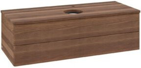 V&B Waschtischunterschrank Antao mit Frontstruktur, Weiß, B/T/H: 120 x 36 x 50 cm - Bild 1