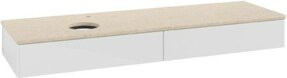 V&B Waschtischunterschrank Antao ohne Frontstruktur in Weiß, B/T: 160 x 50 cm - Bild 1