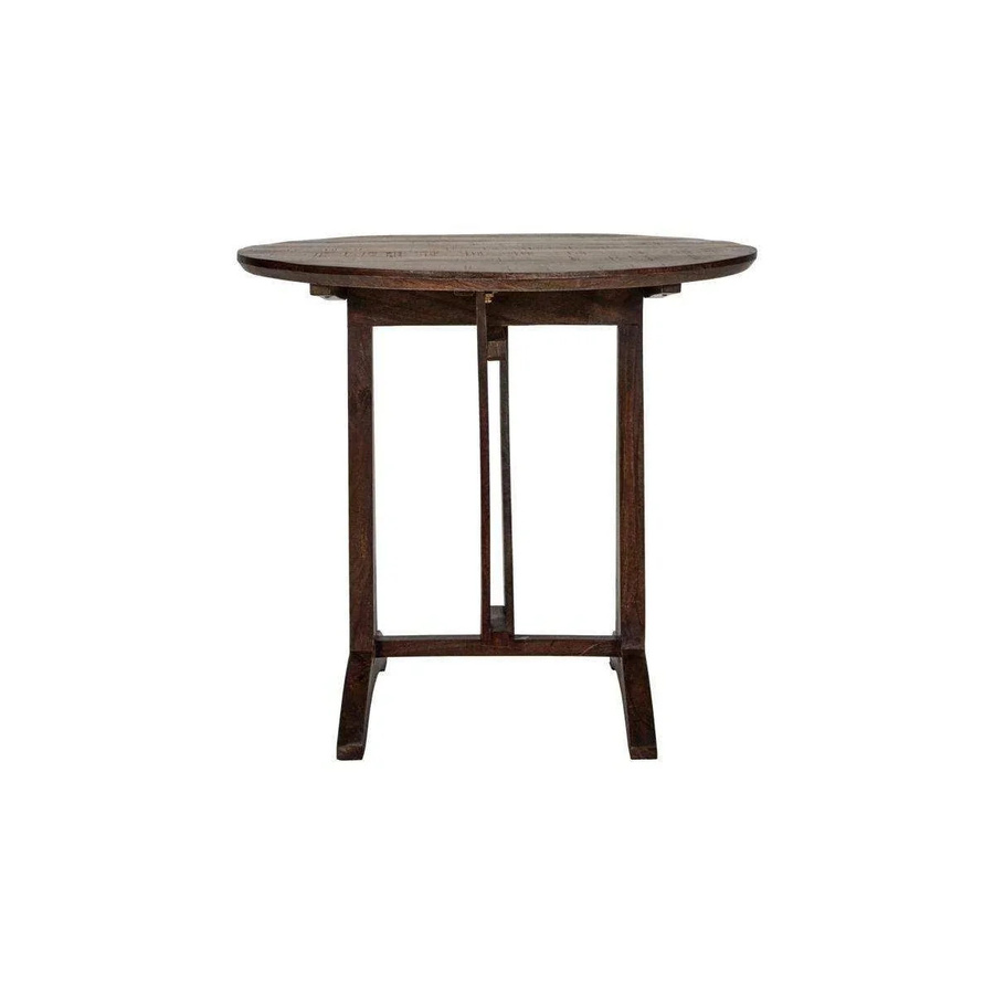 House Doctor Bistro Tisch Wine aus Mangoholz in Braun, Durchmesser: 80 cm, Höhe: 74 cm - Bild 1