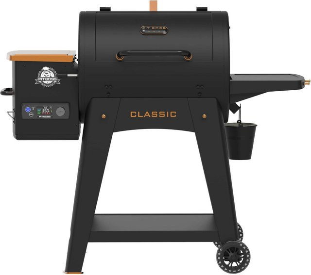 Pit Boss Onyx Classic Pelletgrill und Pelletsmoker in Schwarz mit digitaler Temperatursteuerung, Fleischsonde und 85 kg Pellettank - Bild 1