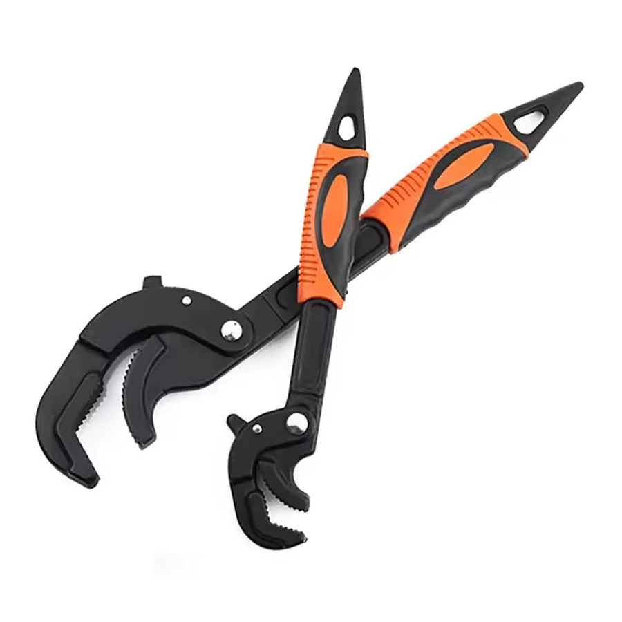Skeyo Rohrzange aus Kohlenstoffstahl in Schwarz für Klempnerarbeiten, Spannbereich 14–30 mm und 30–60 mm - Bild 4