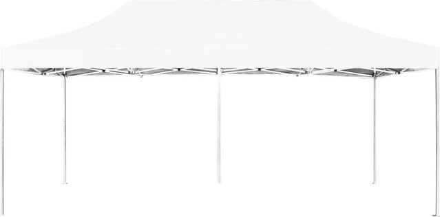 vidaXL Profi-Partyzelt faltbar aus Aluminium und Oxford-Gewebe mit PVC-Beschichtung, Weiß, B: 6 m, T: 3 m - Bild 1