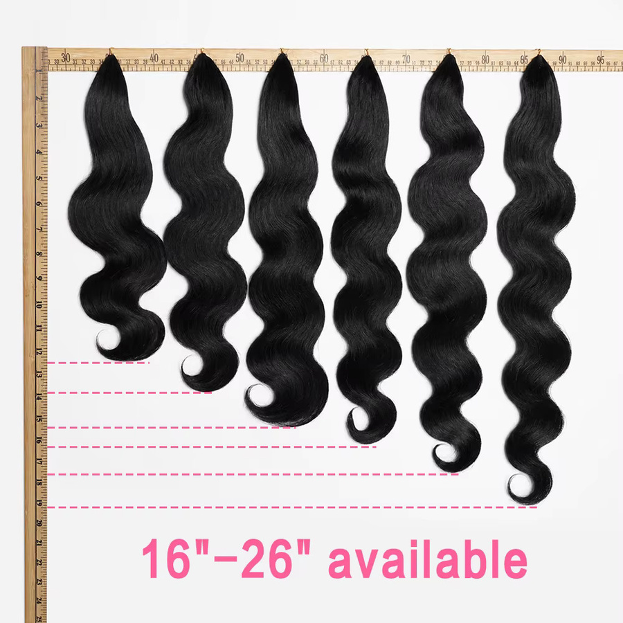 Almac Miracle Knots Body Wave Crochet Hair, 100% Remy Echthaar, Unisex - Bild 5