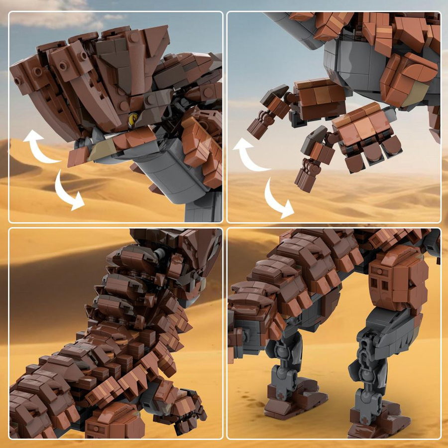 Gobricks Monster Hunter Barroth MOC-137759 Bausteine Spielzeug - Bild 3