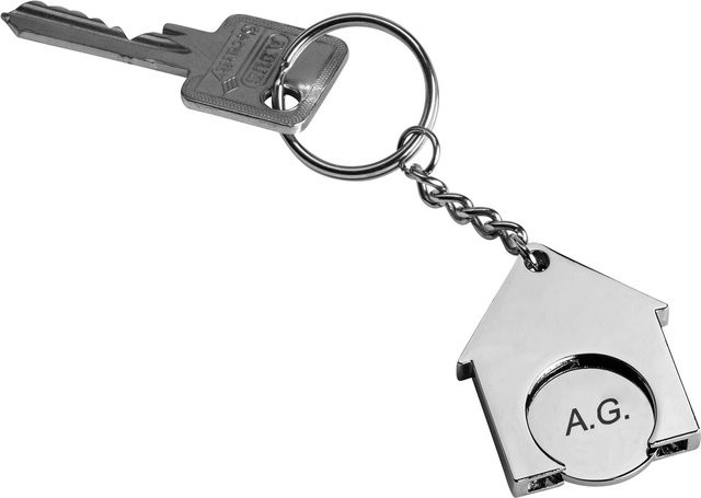 Einkaufschip Haus personalisiert mit Initialen, Unisex - Bild 1