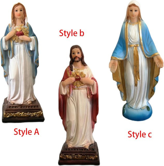 Katholische religiöse Skulptur von Homyl als Tischdekoration in Mehrfarbig - Bild 1