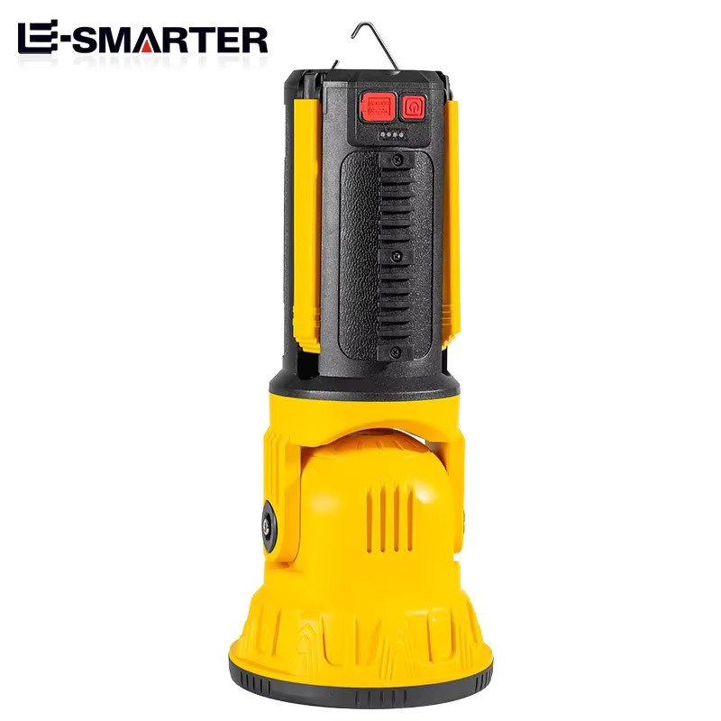 ESMARTER LED-Taschenlampe W51645 als Suchscheinwerfer für den Außenbereich, wiederaufladbar, Schwarz und Gelb - Bild 3