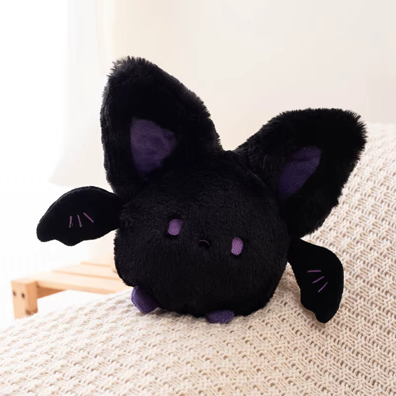 DOYOUDO Runde Fledermaus Plüsch, Weiß, 20 cm - Bild 4