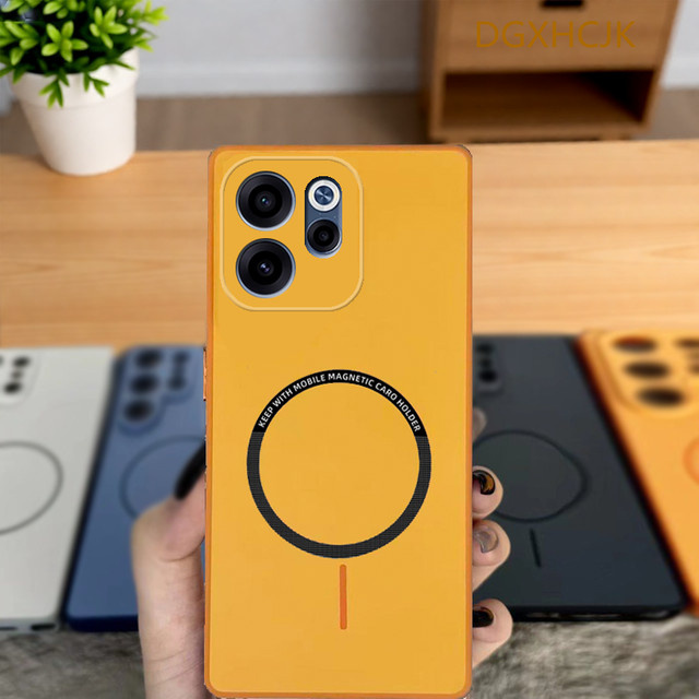 Magnetische Silikon-Handyhülle für Oppo Reno 15, Reno 15 Pro Max und Reno 15 Pro Mini in Mehrfarbig - Bild 1