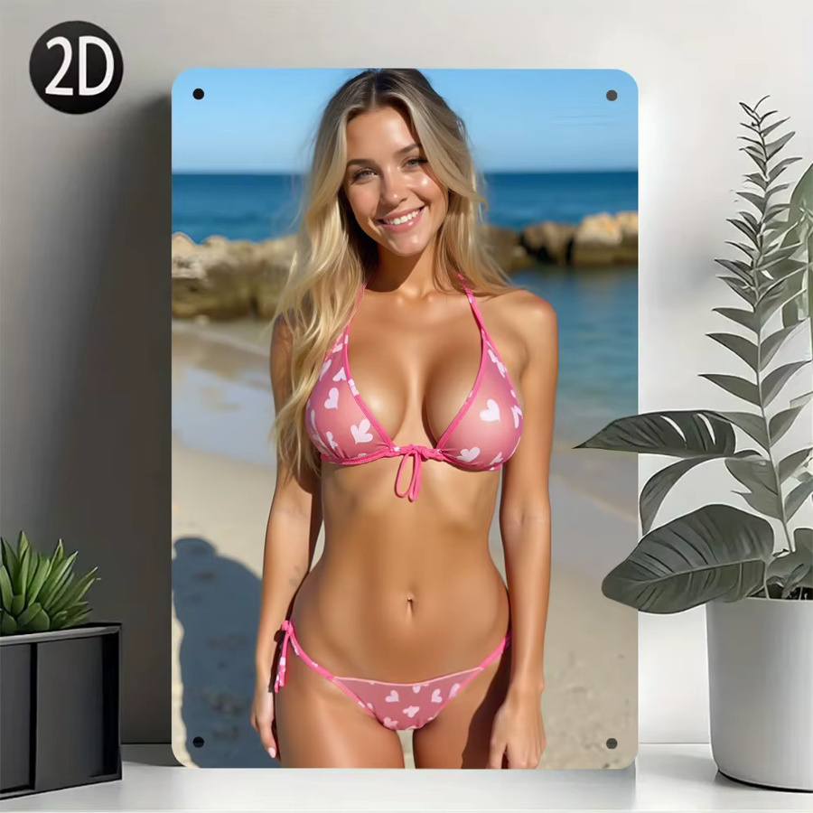 CIFBUY Vintage Metall-Wandkunst Nautical Floral Wanddeko in Multicolour, Breite: 20,0 cm, Höhe: 30,15 cm - Bild 2