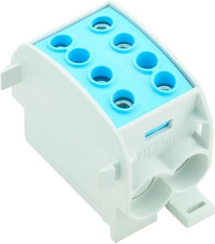 Weidmüller Verteilerblock 1561780000 Blau aus Kunststoff, 3 Stück - Bild 1