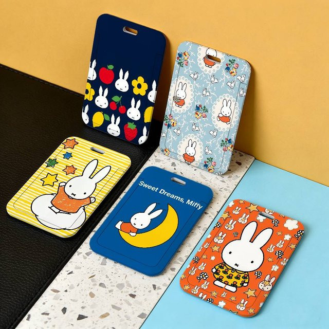 Miffy Transparente Ausweistasche mit Lanyard aus Kunststoff in Multicolour - Bild 1