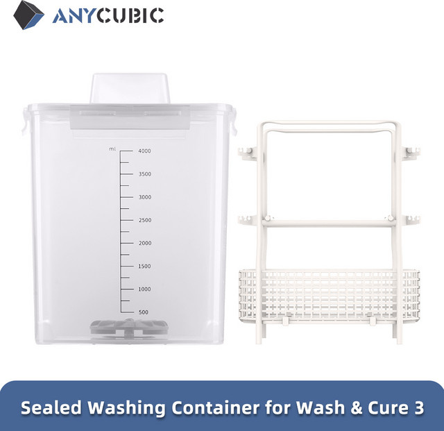 Anycubic Wash Cure 3 versiegelter Waschbehälter für LCD-3D-Drucker in Transparent - Bild 1