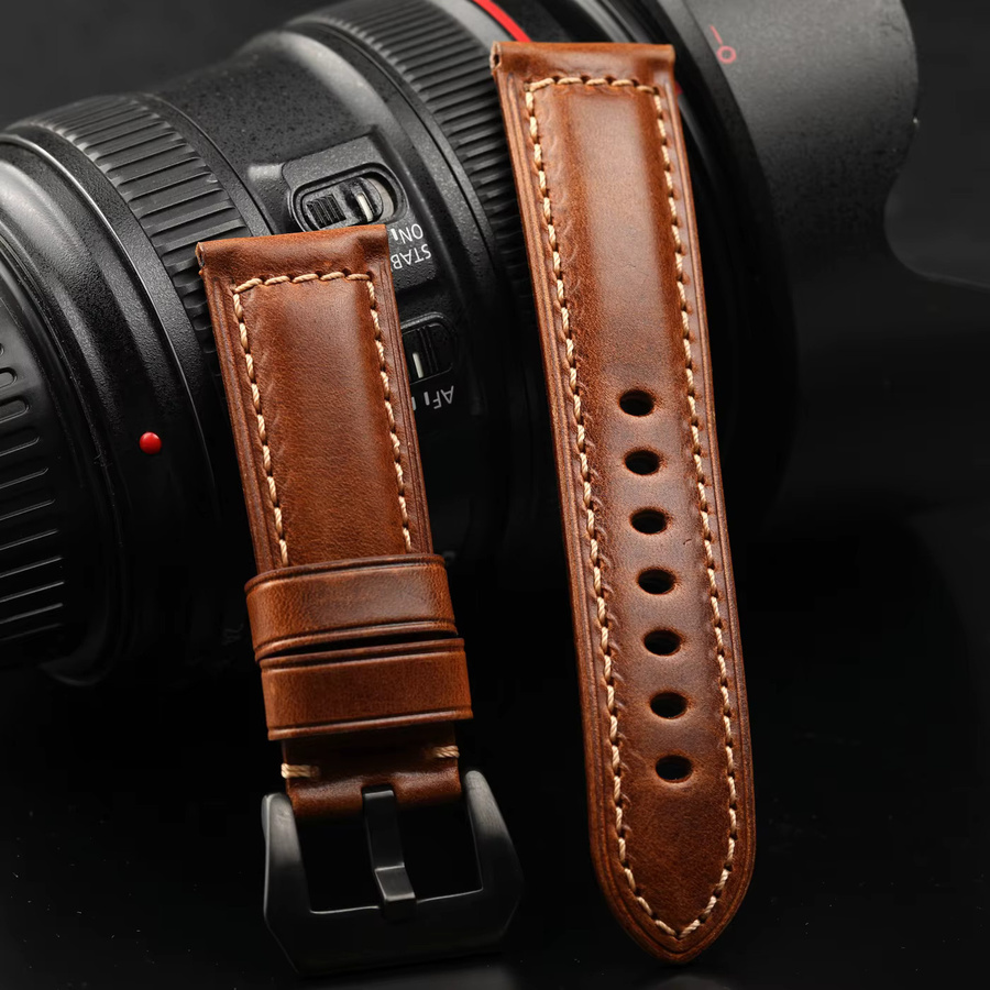 Raystray Uhrenarmband Leder, Herren - Bild 2