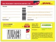 Soennecken Paketmarke S in Gelb, B/H/T: 35 x 25 x 10 cm, bis 2 kg - Bild 1