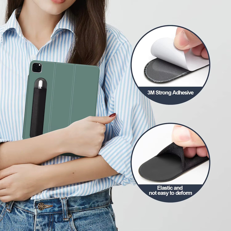 Apple iPad Pencil Stylus Halter und Sleeve Tasche mit selbstklebender Aufbewahrung für Apple iPad und Pencil 1 oder 2 - Bild 5