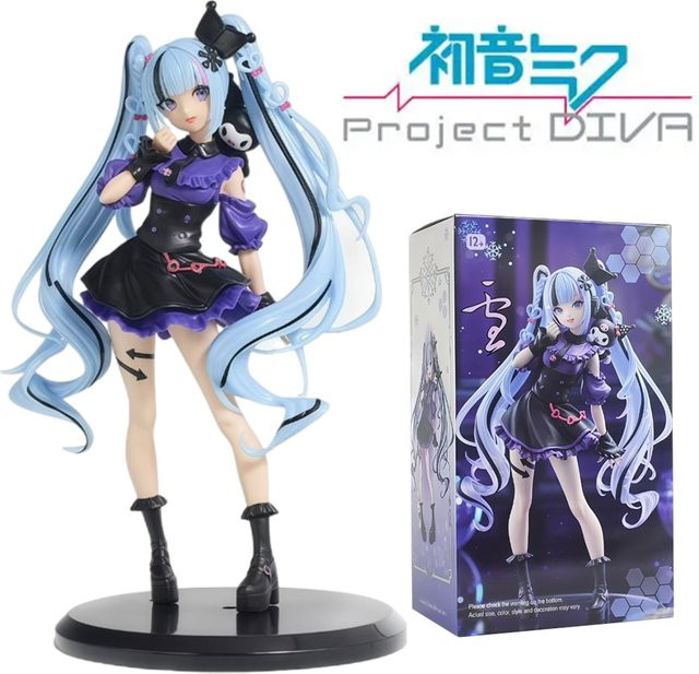 FuRyu Trio-Try-iT Hatsune Miku x Kuromi Snow Miku, Anime-Figur, 21 cm, ab 12 Jahren - Bild 1
