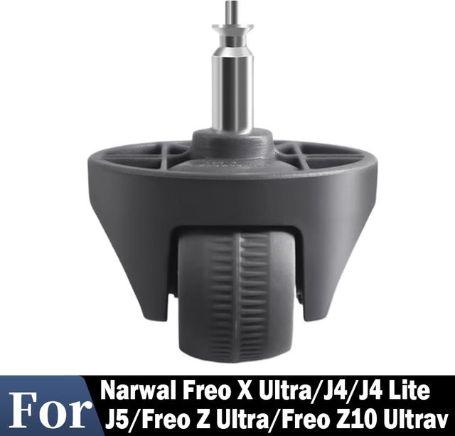 Brangdy Ersatz-Vorderräder für Narwal Freo X Ultra, J4, J4 Lite, J5, Freo Z Ultra und Freo Z10 Ultra Roboterstaubsauger in Schwarz und Gelb - Bild 1