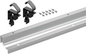 Hettich Profilset WLL PC in Silber aus Aluminium, Länge: 120 cm - Bild 1