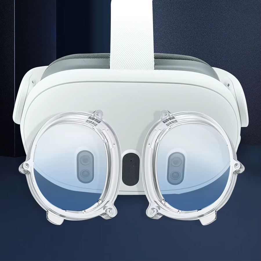 LAIMANEI Magnetischer Linsenschutzrahmen mit Blaulichtfilter-Gläsern für Meta/Oculus Quest 3 - Bild 3