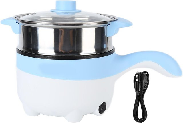 Aimo Multifunktionskocher mit Dampfgarer 24 V, 2 l, Edelstahl in Silber und Weiß - Bild 1
