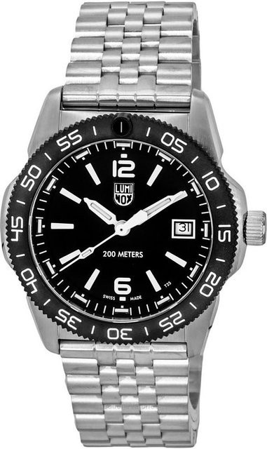 Luminox Armbanduhr Edelstahl, Quarz, Schwarzes Zifferblatt, Herren - Bild 1