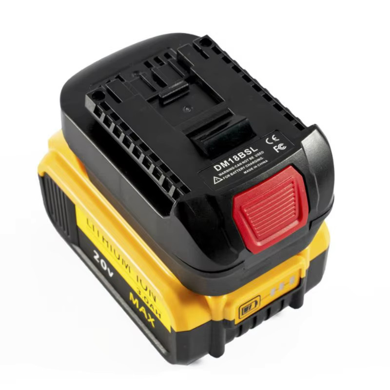 ALASICKA Akku-Adapter DM18BSL Schwarz: Wandelt Dewalt 20 V und Milwaukee 18 V Li-Ionen-Akkus in Bosch 18 V Li-Ionen-Werkzeuge um - Bild 5
